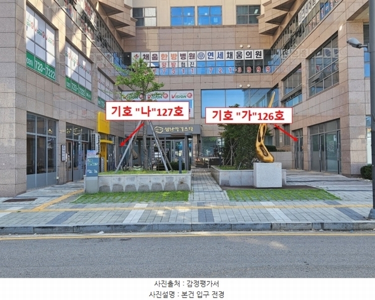 2024타경64838 경기도 성남시 중원구 둔촌대로80번길 3-10, 성남아리스타 1층 127호 근린상가 경매 이미지