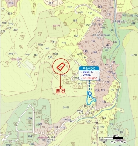 2024타경66247 경기도 광주시 퇴촌면 영동리 143-20 임야 경매 이미지