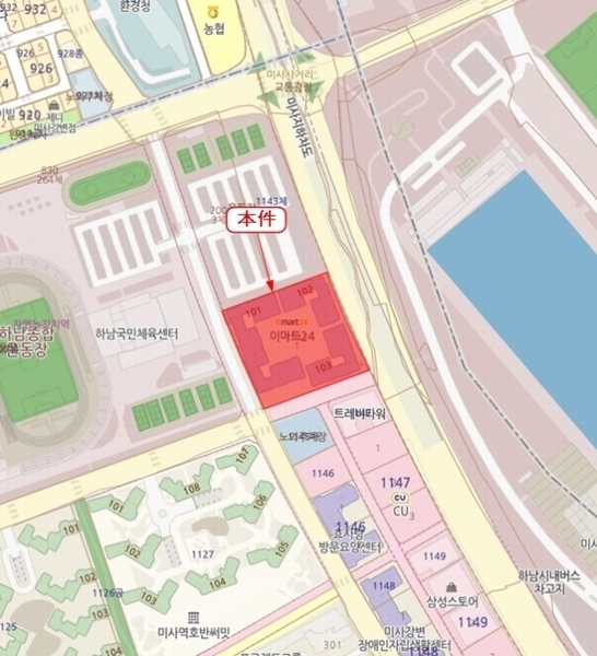 2024타경66445 경기도 하남시 미사대로 410, 미사강변오벨리스크 4층 101-450호 근린상가 경매 이미지