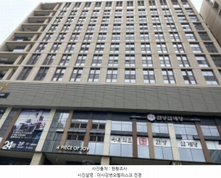 2024타경66445 경기도 하남시 미사대로 410, 미사강변오벨리스크 4층 101-450호 근린상가 경매 이미지