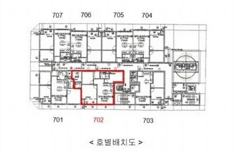 2024타경67998 경기도 성남시 수정구 시민로133번길 9, 미래타운5차 7층 702호 오피스텔 경매 이미지