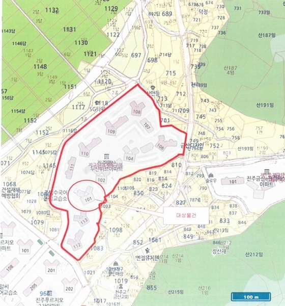 2025타경569 경상남도 진주시 금산면 중장로154번길 49경상남도 진주시 금산면 중장로154○○○○, 진주금산두산위브 101동 4층 402호진주금산○○ 아파트[공급60평형] 경매 이미지
