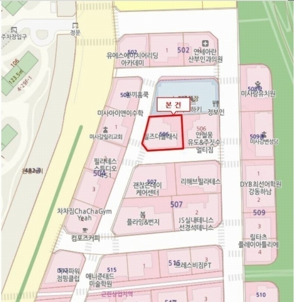 2024타경71133 경기도 하남시 미사강변대로34번길 106, 한강프라자 2층 202호 근린상가 경매 이미지
