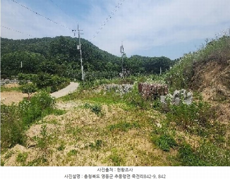 2025타경84 충청북도 영동군 추풍령면 죽전리 842-1 농지 경매 이미지