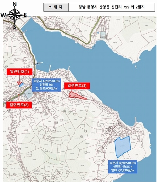2025타경367 경상남도 통영시 산양읍 신전리 산589-1 임야 경매 이미지