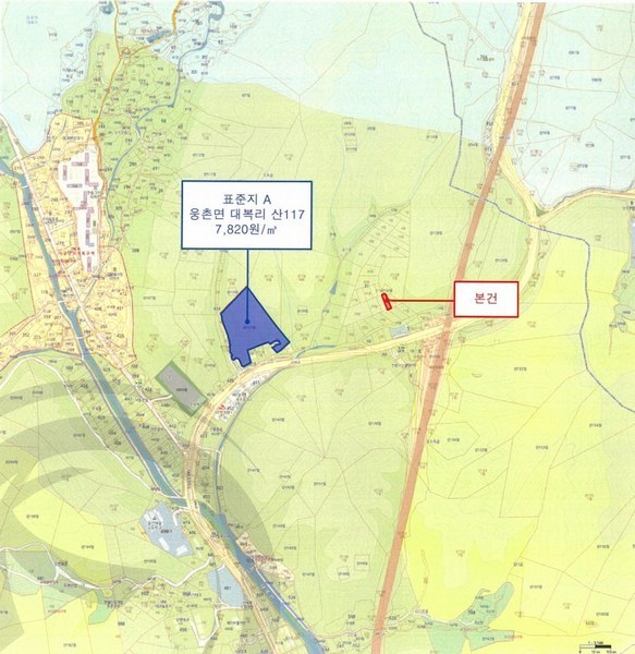 2025타경749 울산광역시 울주군 웅촌면 대복리 31-32 임야 경매 이미지