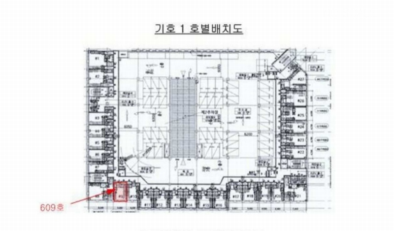 2025타경886 경기도 성남시 분당구 황새울로311번길 28, 라포르테블랑서현 609호외1개호 오피스텔 경매 이미지