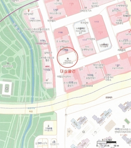 2025타경954 경기도 하남시 미사강변중앙로 160, 미사리버파크 6층 609호 근린상가 경매 이미지