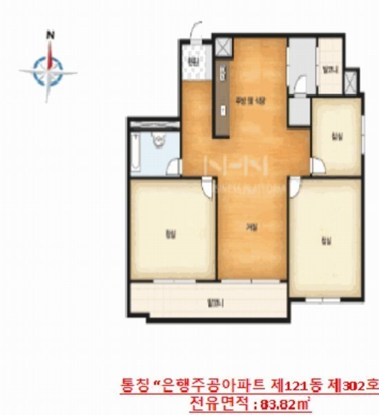 2025타경1254 경기도 성남시 중원구 산성대로552번길 15, 은행주공아파트 121동 3층 302호 아파트 경매 이미지