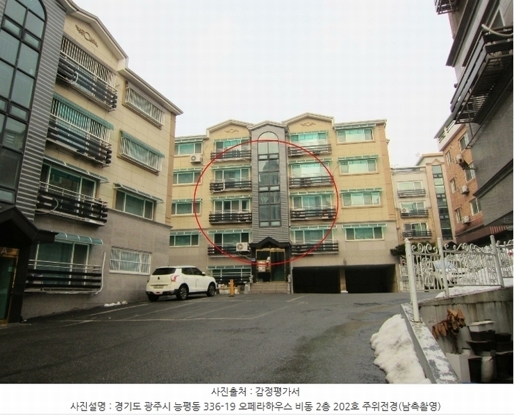 2025타경50263 경기도 광주시 수레실길 12-1, 오페라하우스 비동 2층 202호 다세대(빌라)[공급21평형] 경매 이미지