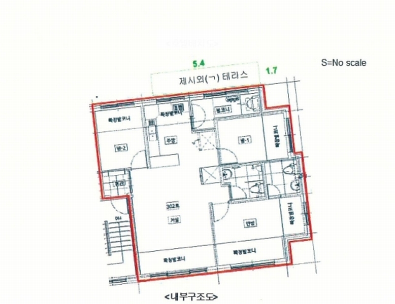 2025타경50737 경기도 광주시 대명대길 43-4, 펠리스빌 105동 3층 302호 다세대(빌라)[공급18평형] 경매 이미지