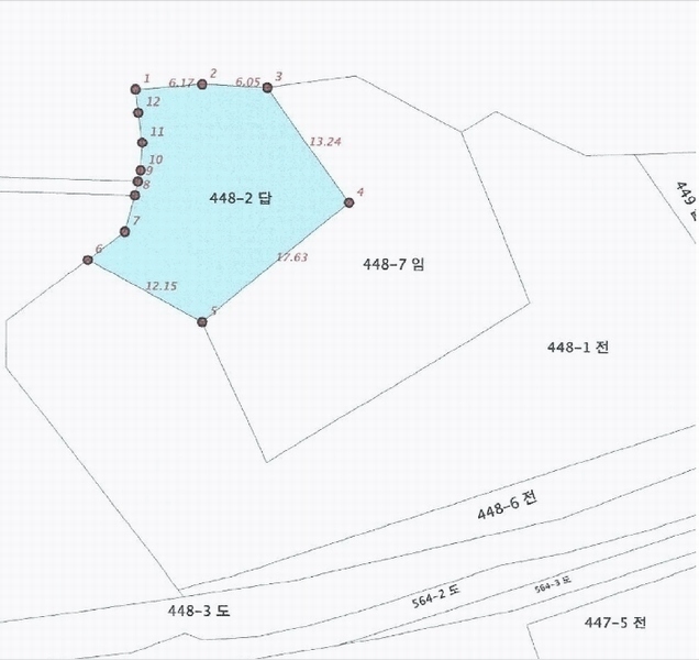 2025타경51588 경기도 광주시 곤지암읍 삼합리 448-1 농지 경매 이미지