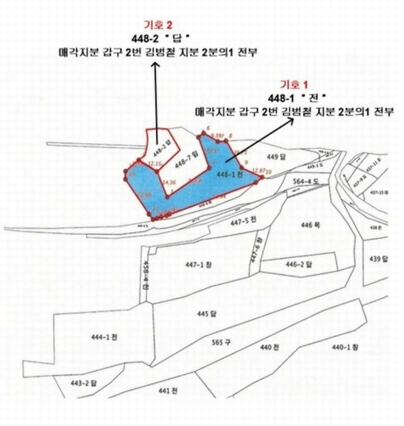 2025타경51588 경기도 광주시 곤지암읍 삼합리 448-1 농지 경매 이미지