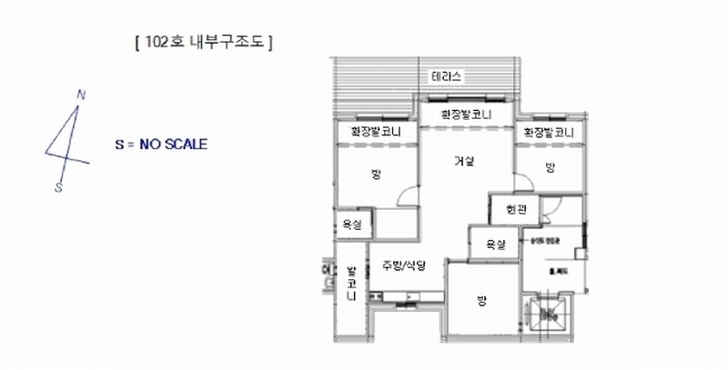 2025타경51616 경기도 광주시 탄벌길 153, 오크팰리스 1층 102호 다세대(빌라)[공급39평형] 경매 이미지