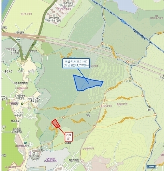2025타경51743 경기도 광주시 양벌동 산94-4 임야 경매 이미지