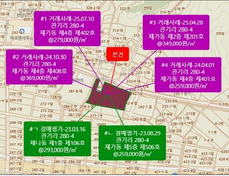 2025타경51838 충청북도 보은군 관기송현로 130, 조일아파트 나동 4층 401호 아파트[공급18평형] 경매 이미지