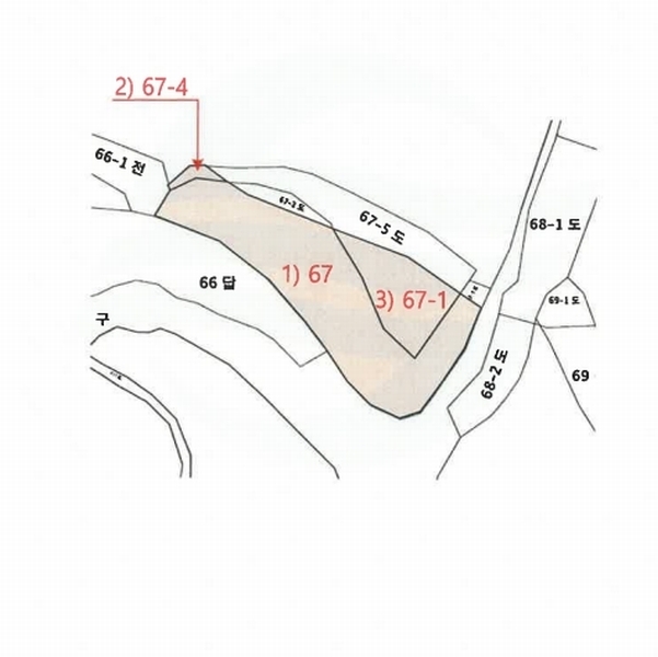 2025타경52030 충청북도 괴산군 괴산읍 서부리 67 농지 경매 이미지