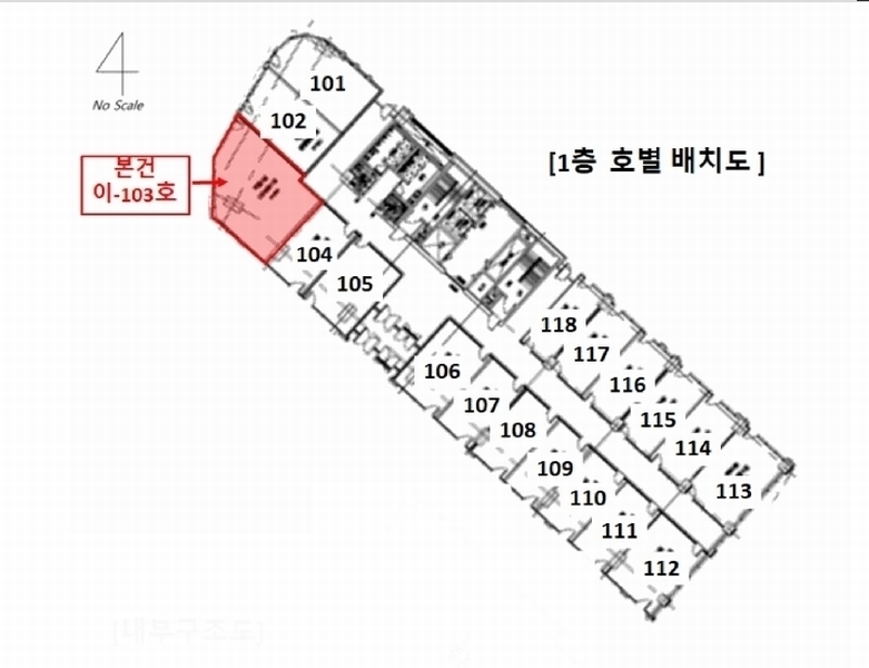 2025타경52532 경기도 하남시 미사강변중앙로7번안길 25, 유-테크밸리이타워 1층 이-103호 근린상가 경매 이미지
