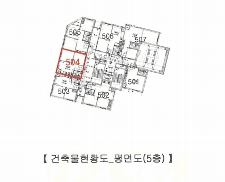 2025타경52777 경기도 성남시 중원구 도촌로8번길 33, 으뜸이레가 5층 504호 오피스텔[계약24평형] 경매 이미지