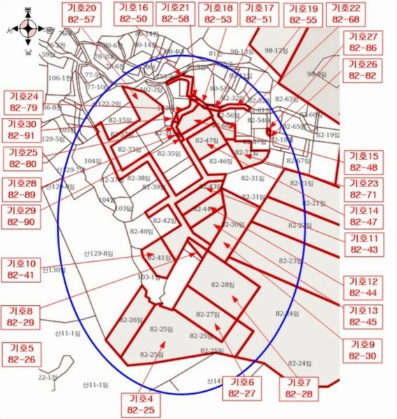 2021타경5173 경기도 광주시 퇴촌면 관음리 82-20 임야 경매 이미지