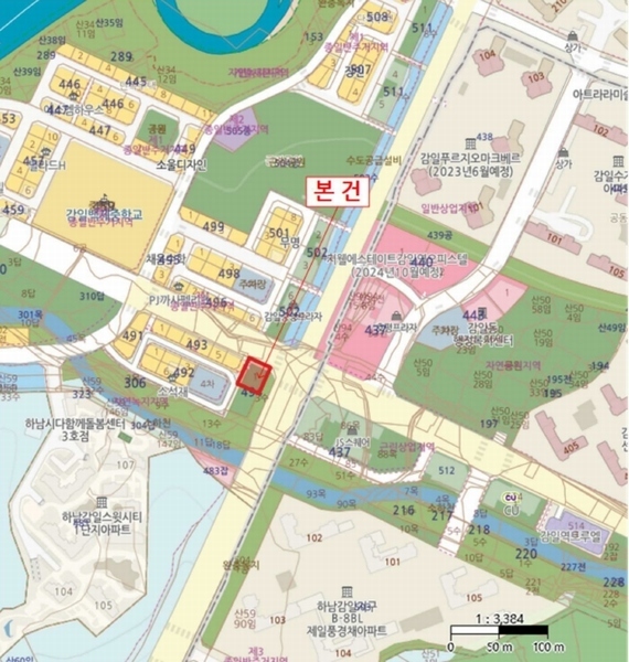 2023타경58287 경기도 하남시 감일동 494-1 근린상가 경매 이미지