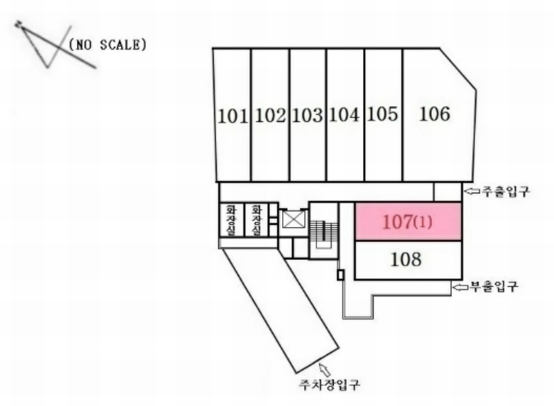 2024타경2397 경기도 하남시 감일백제로 83, 준메디타워 1층 107호 근린상가 경매 이미지