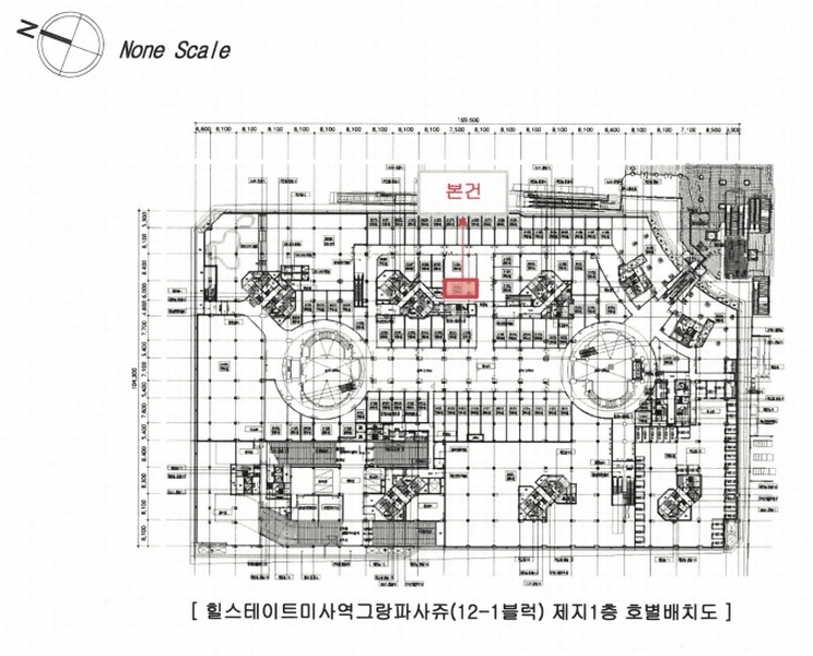 2024타경3154 경기도 하남시 미사강변동로 95, 힐스테이트미사역그랑파사쥬(12-1블럭) 지층 비1063호 근린상가 경매 이미지