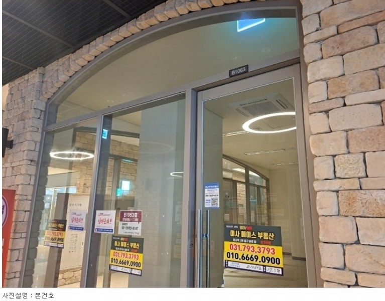 2024타경3154 경기도 하남시 미사강변동로 95, 힐스테이트미사역그랑파사쥬(12-1블럭) 지층 비1063호 근린상가 경매 이미지