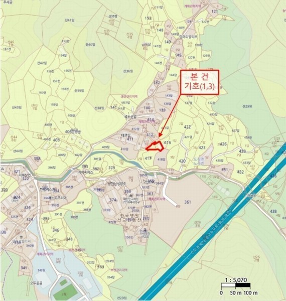2024타경7569 경기도 광주시 도척면 노곡리 416-2 창고 경매 이미지