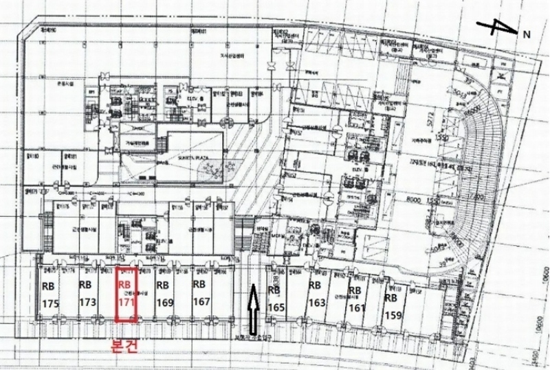 2024타경53968 경기도 하남시 미사강변서로 16, 하우스디스마트밸리 지1층 알비171호 근린상가 경매 이미지