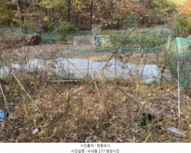 2024타경69123 경기도 성남시 분당구 수내동 277 농지 경매 이미지