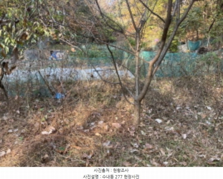 2024타경69123 경기도 성남시 분당구 수내동 277 농지 경매 이미지