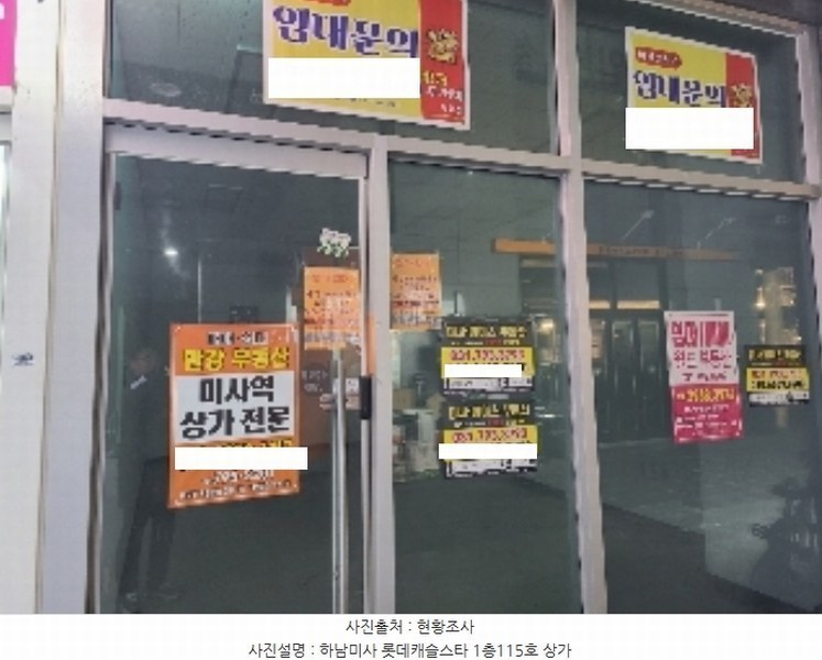 2024타경71928 경기도 하남시 미사강변중앙로 190, 하남미사롯데캐슬스타 1층 115호 근린상가 경매 이미지
