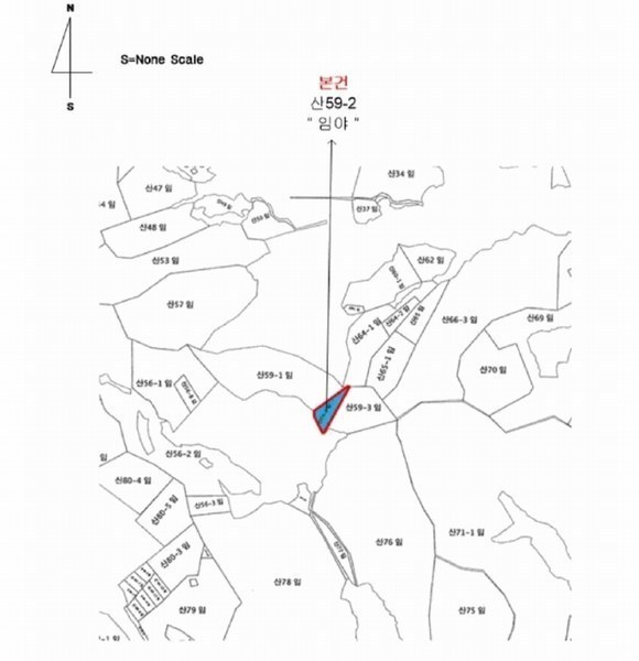 2025타경1452 경기도 광주시 탄벌동 산59-2 임야 경매 이미지