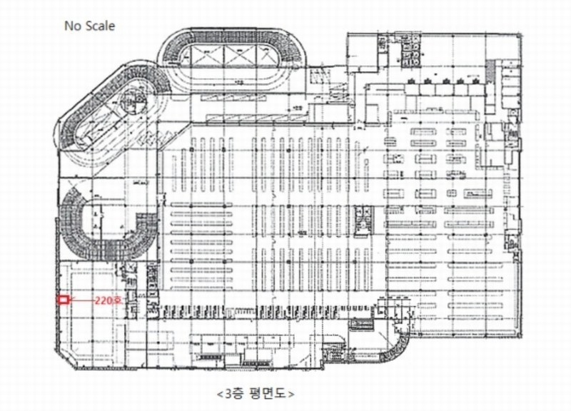 2025타경50034 경기도 성남시 분당구 성남대로925번길 16, 성남(분당)여객자동차터미널및복합건물 3층 220호 근린상가 경매 이미지