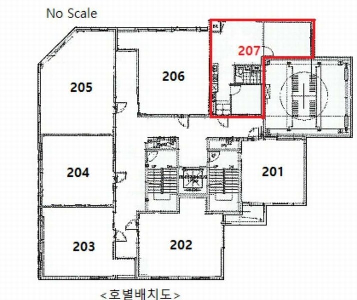 2025타경52033 경기도 성남시 중원구 도촌로8번길 33, 으뜸이레가 2층 207호 오피스텔[계약31평형] 경매 이미지