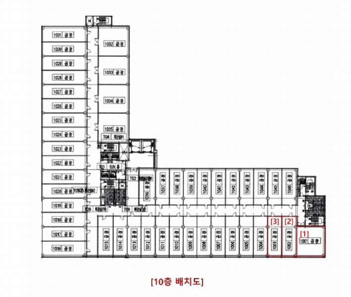 2025타경52050 경기도 시흥시 수풀안길 9-36, 케이엠텍지식산업센터 10층 1003호 아파트형공장 경매 이미지