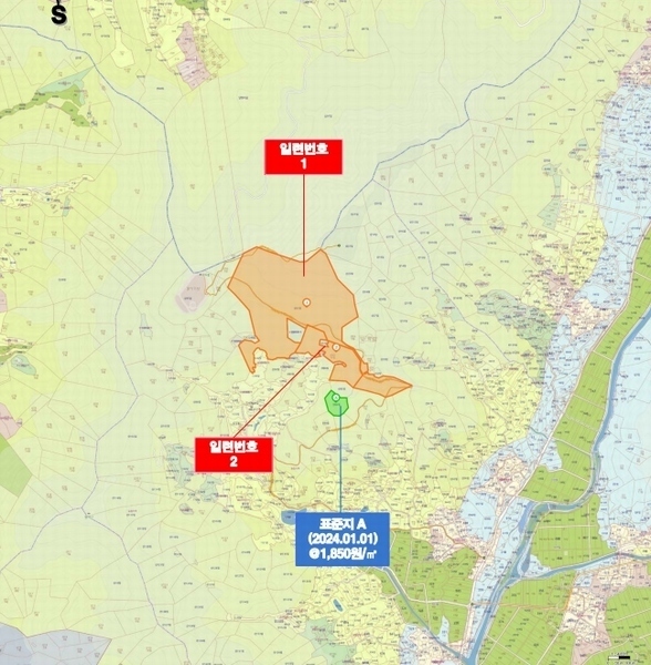 2024타경4485 경상남도 거제시 둔덕면 거림리 산93 임야 경매 이미지