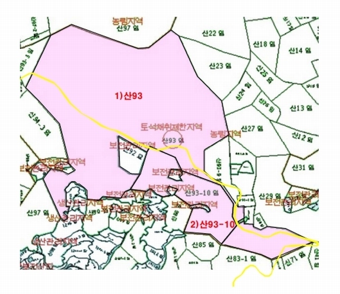 2024타경4485 경상남도 거제시 둔덕면 거림리 산93 임야 경매 이미지