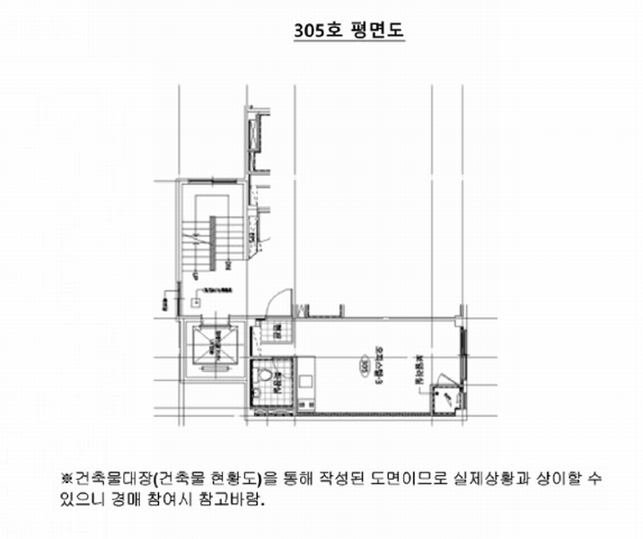 2025타경10019 서울특별시 강서구 강서로7길 86, 천우네오젠아파트 9차 3층 305호 오피스텔[계약13평형] 경매 이미지