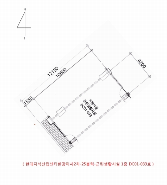 2024타경65589 경기도 하남시 미사대로 520, 현대지식산업센터한강미사2차-25블럭-근린생활시설 1층 디씨01-033호 근린상가 경매 이미지