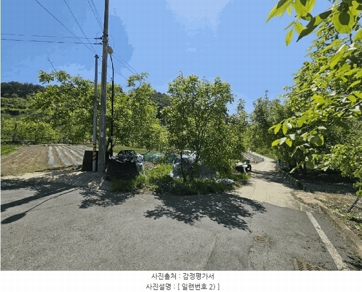 2024타경70536 경상북도 예천군 효자면 사곡리 127 대지 경매 이미지