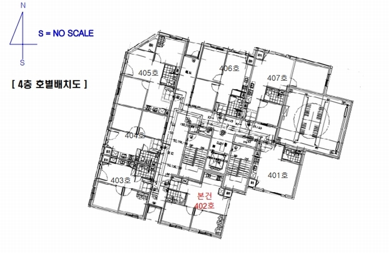 2024타경72020 경기도 성남시 중원구 도촌로8번길 33, 으뜸이레가 4층 402호 오피스텔[계약27평형] 경매 이미지