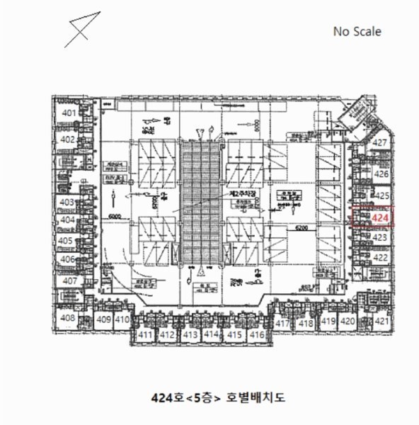 2025타경1476 경기도 성남시 분당구 황새울로311번길 28, 라포르테블랑서현 424호외1개호 근린상가 경매 이미지