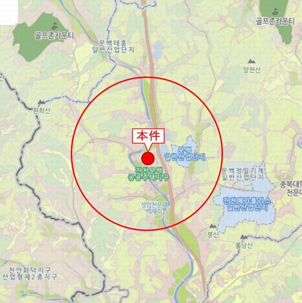 2025타경51768 충청북도 진천군 문백면 봉죽리 746 대지 경매 이미지