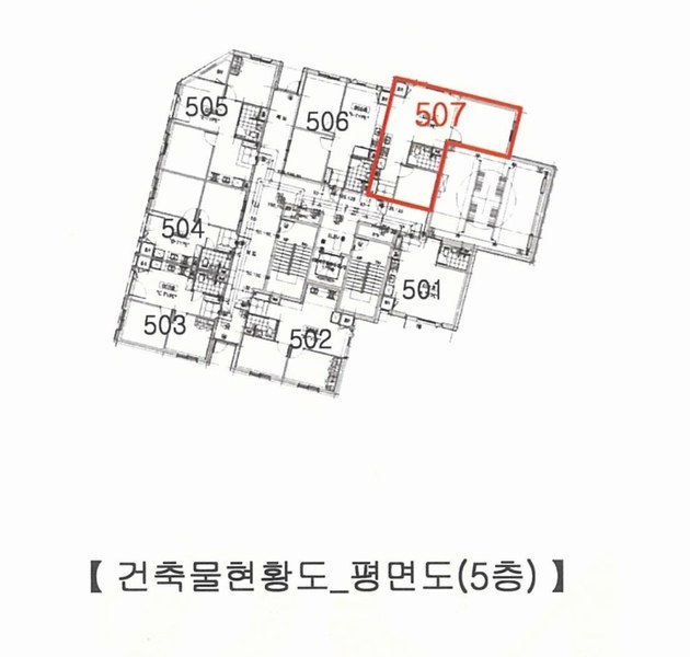 2025타경52052 경기도 성남시 중원구 도촌로8번길 33, 으뜸이레가 5층 507호 오피스텔[계약31평형] 경매 이미지