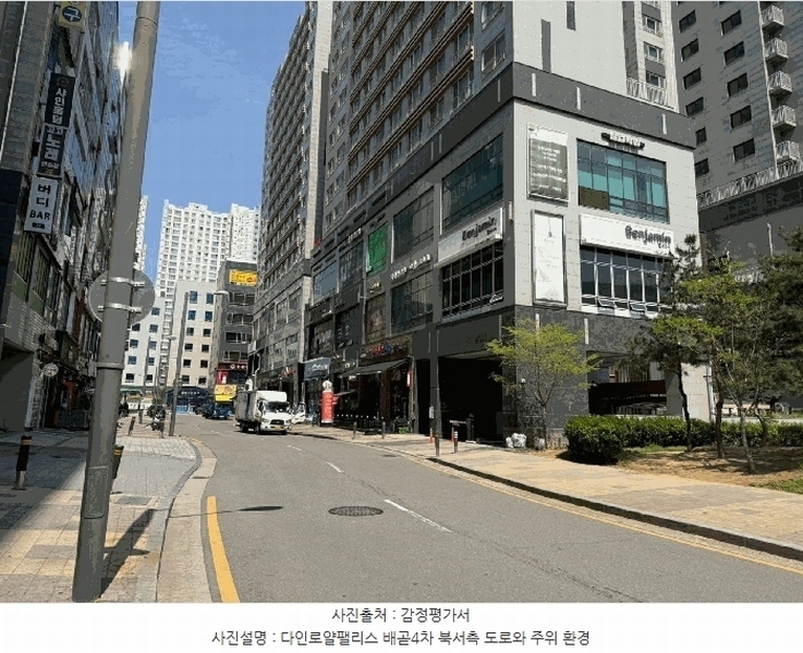 2025타경52103 경기도 시흥시 서울대학로278번길 25-8, 다인로얄팰리스배곧4차 3층 303호 근린상가 경매 이미지
