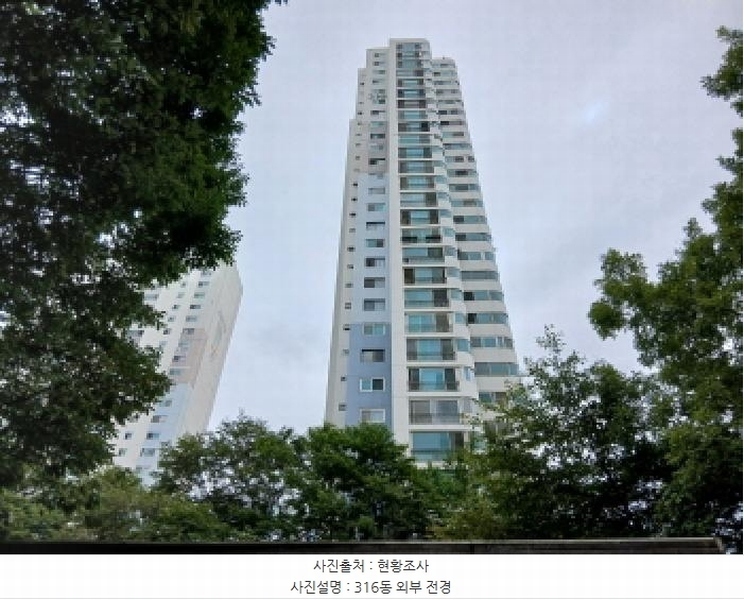 2025타경52947 경기도 성남시 분당구 중앙공원로 17, 한양아파트 316동 30층 3001호 아파트 경매 이미지
