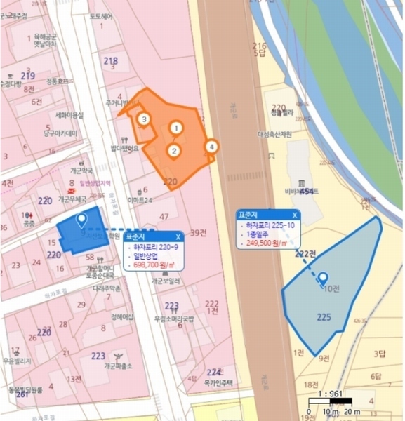 2023타경5279 경기도 양평군 개군면 하자포리 220-7 대지 경매 이미지