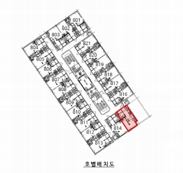 2025타경10860 서울특별시 구로구 가마산로26길 5, 로제리움2차 8층 815호 오피스텔 경매 이미지